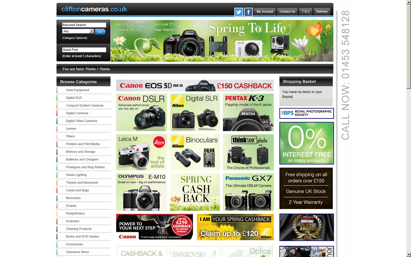 Clifton Cameras Website