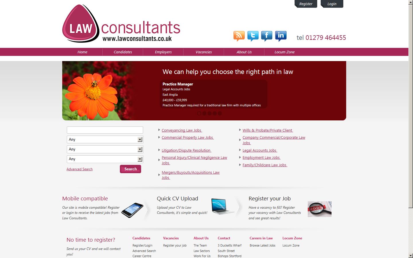 Law Consultants Website