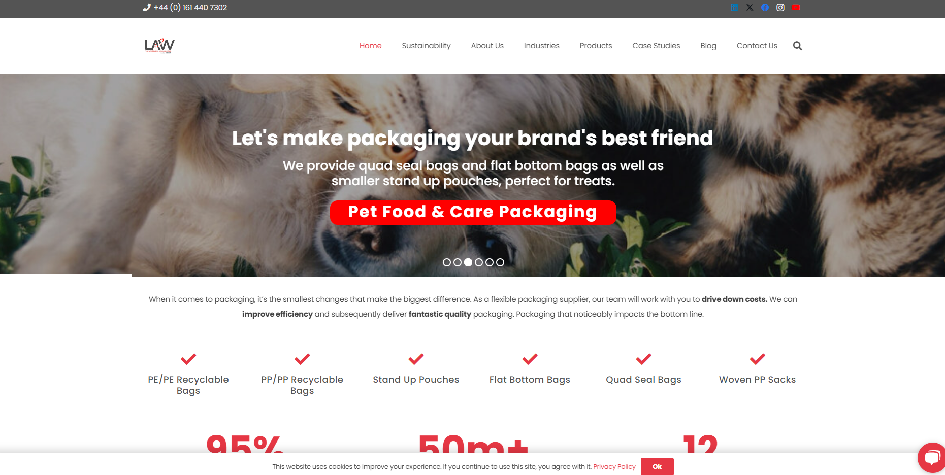 Law Print & Packaging Management Website