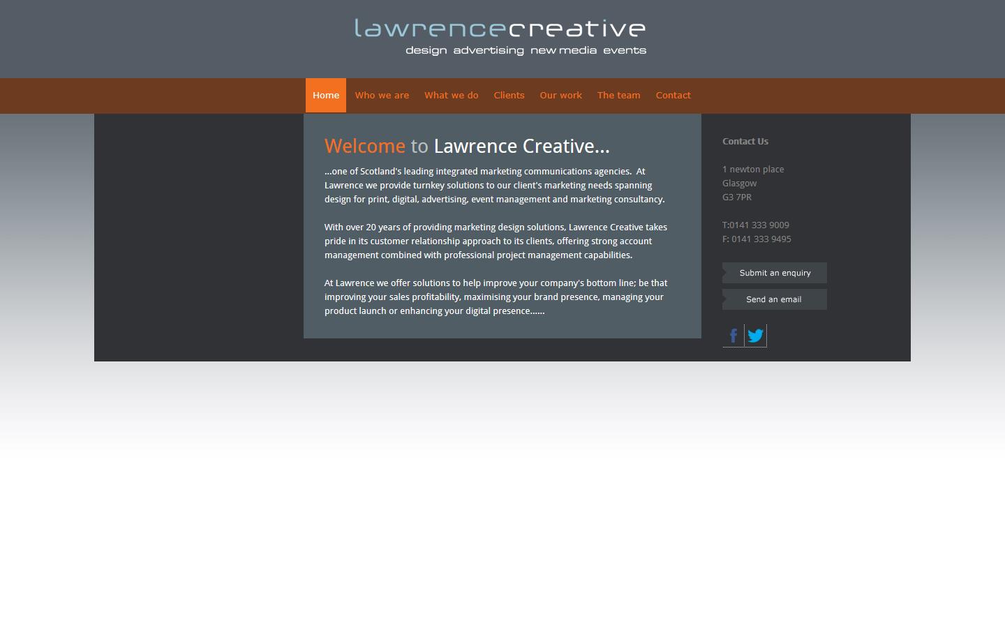 Lawrence Creative Website