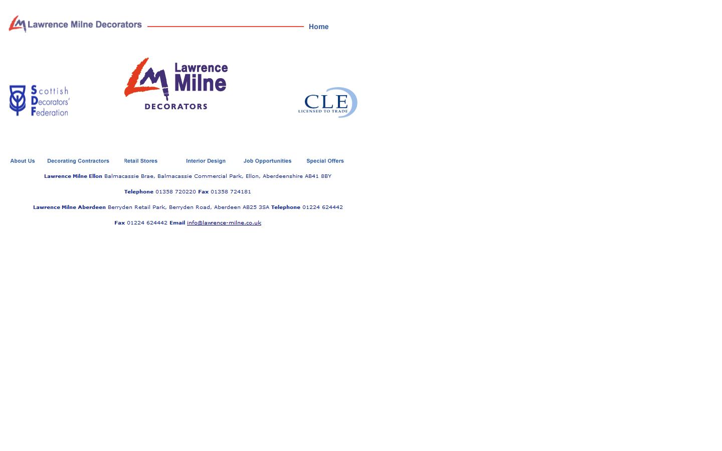 Lawrence Milne Website