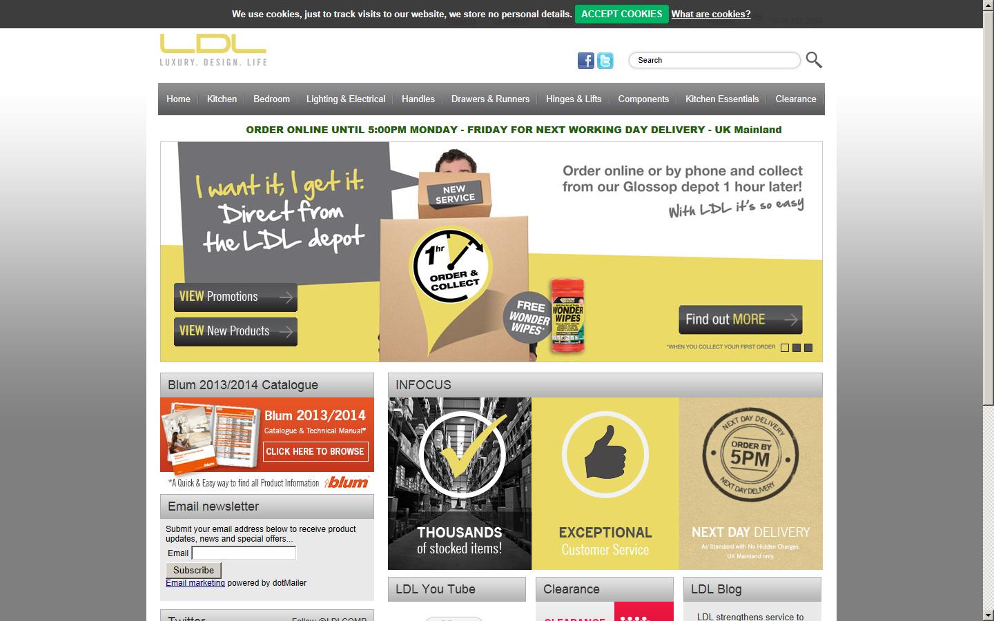 LDL Components Ltd  Website