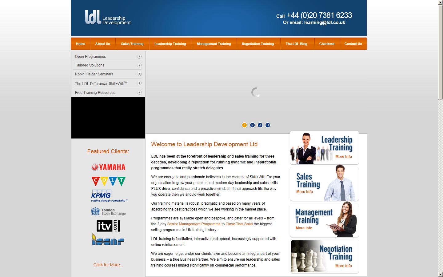 Leadership Development Ltd Website