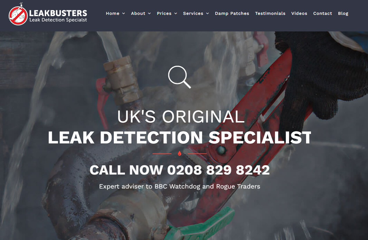 Leakbusters Ltd Website
