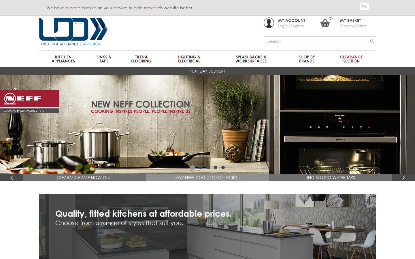 Leaker Direct (Distribution) Ltd  Website