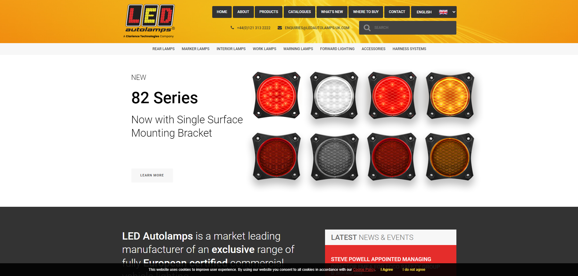 LED Autolamps Europe LLP Website