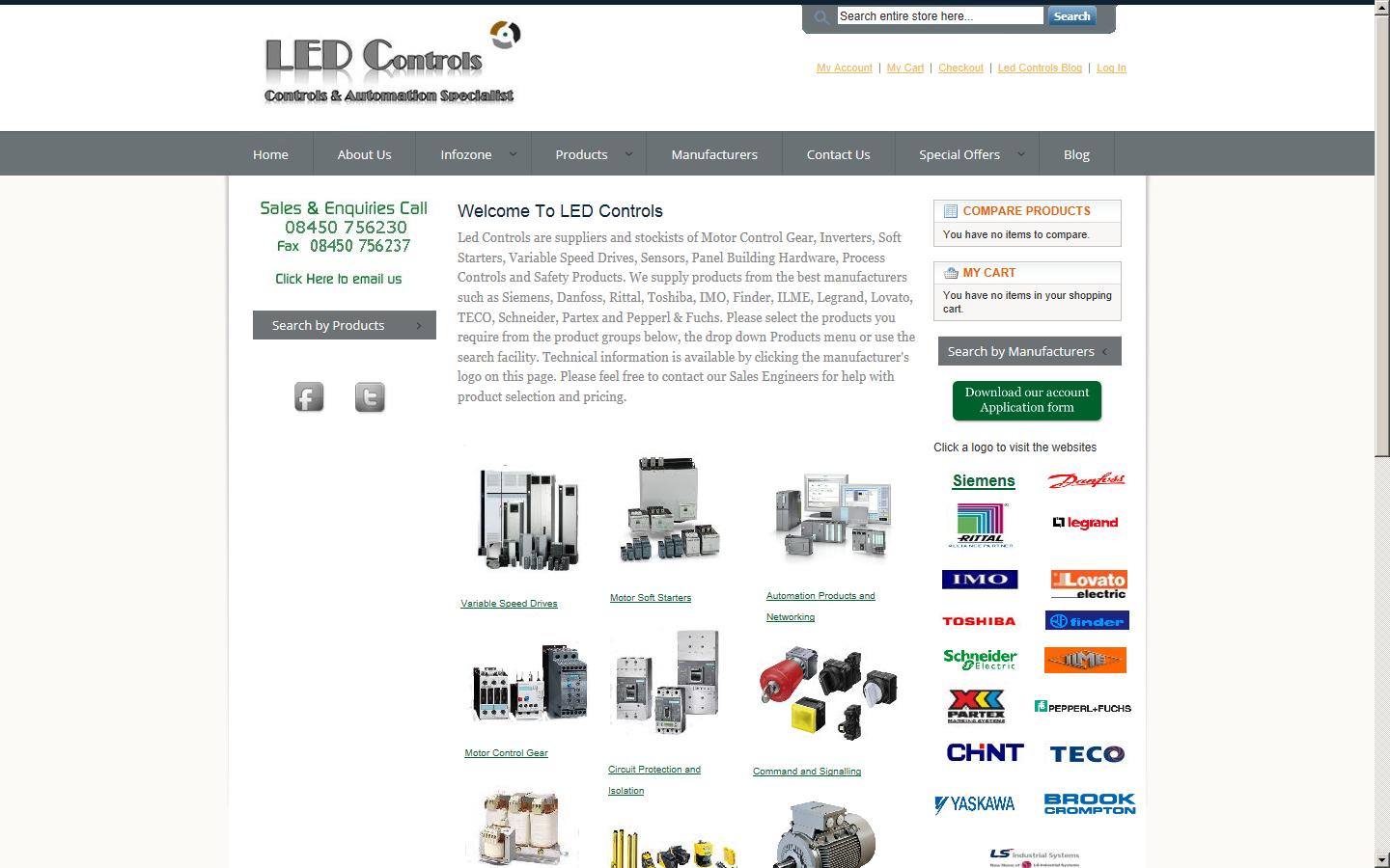 LED Controls Website