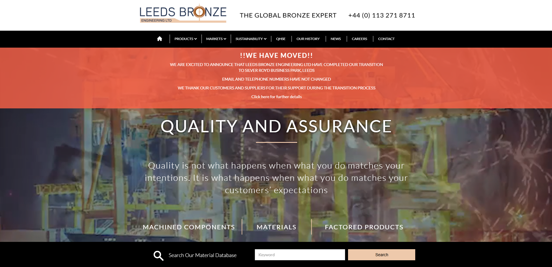 Leeds Bronze Engineering Ltd Website