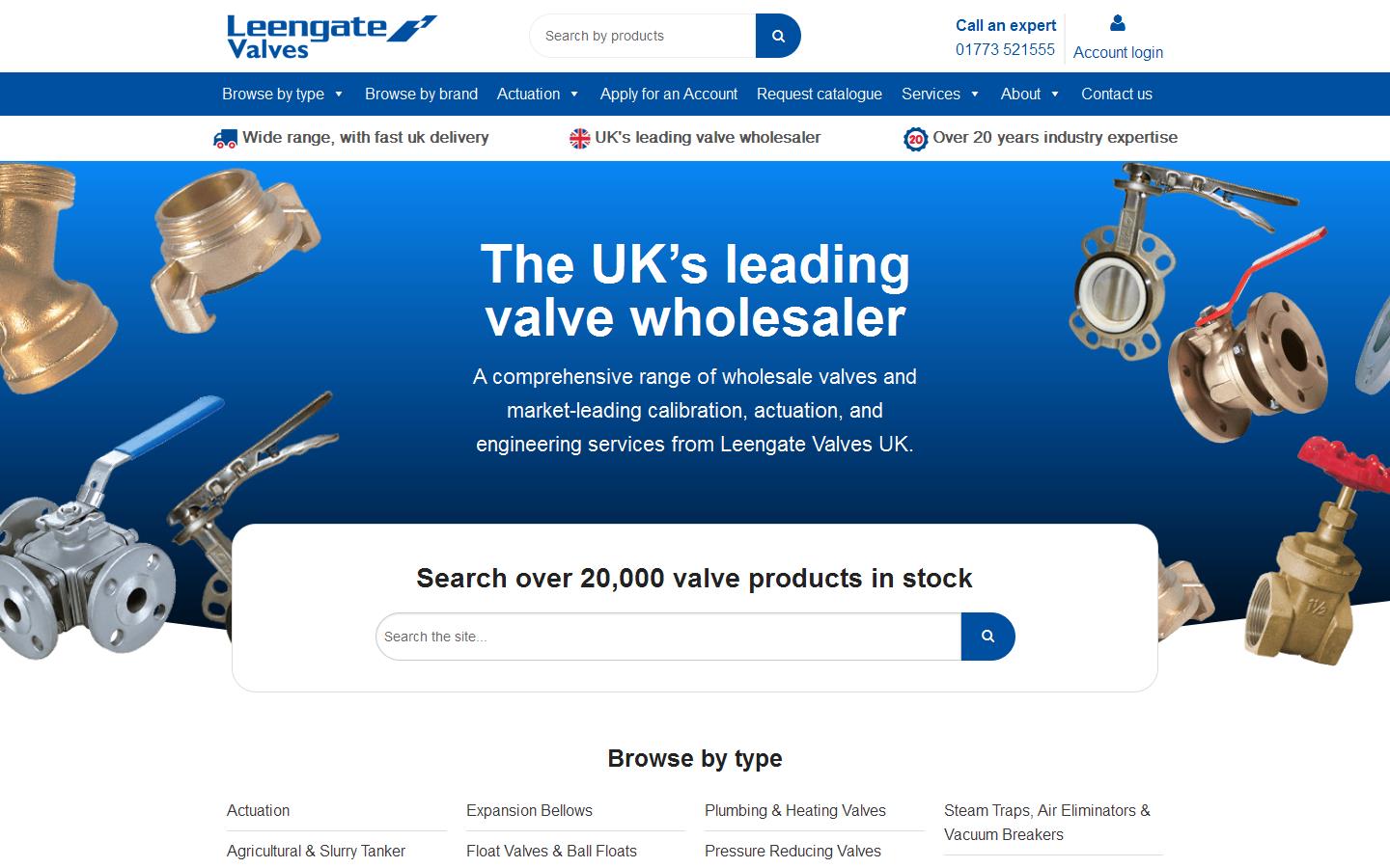 Leengate Valves Website