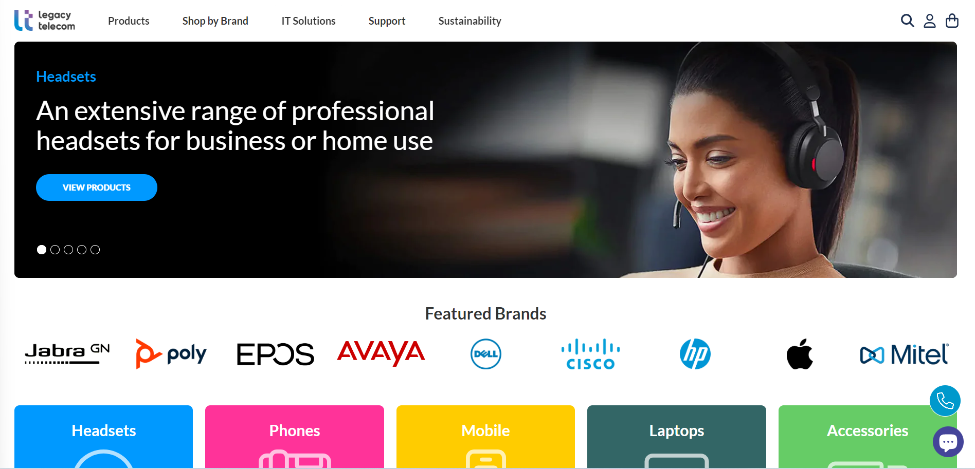 Legacy Telecom Ltd Website