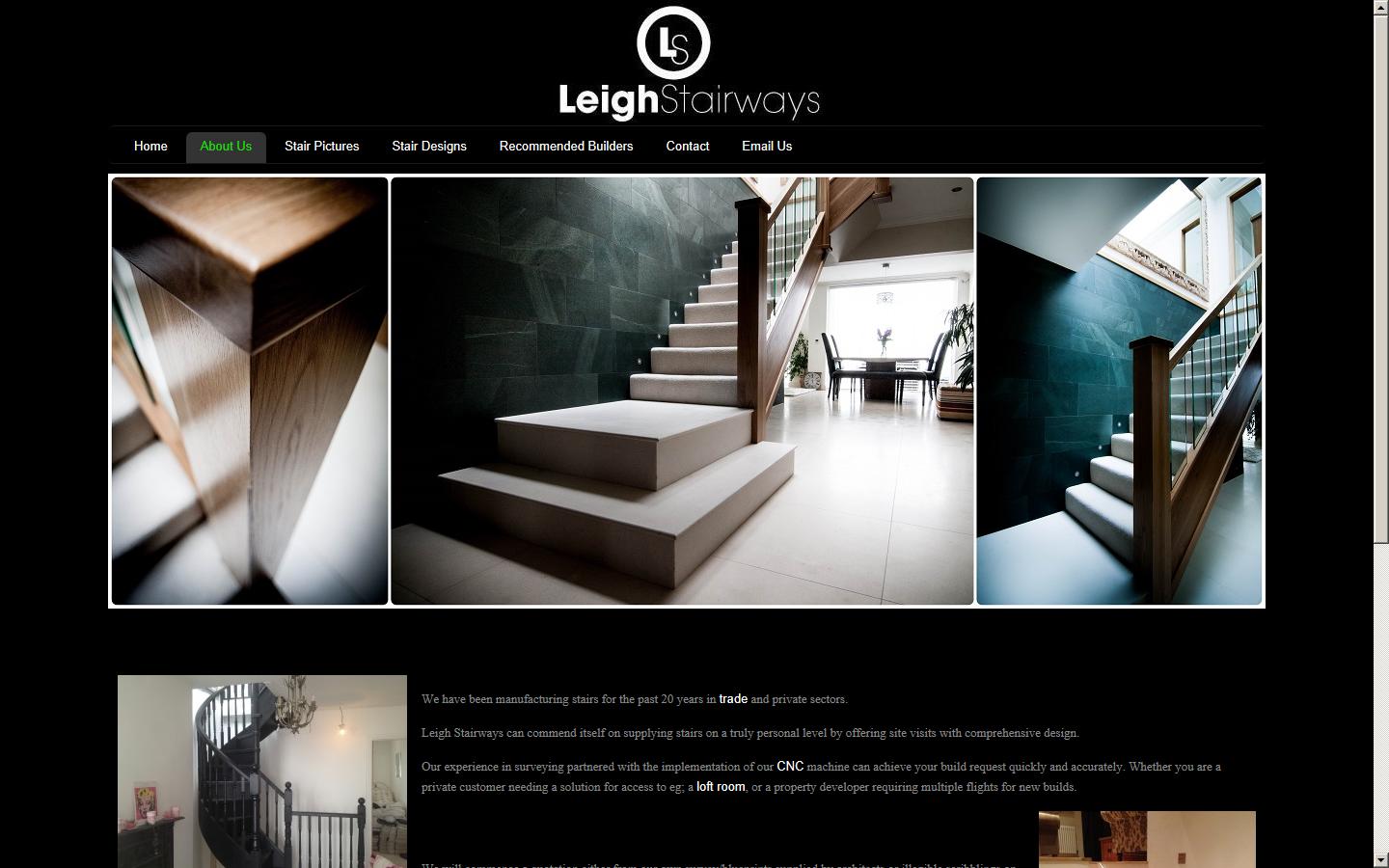 Leigh Stairways Ltd Website