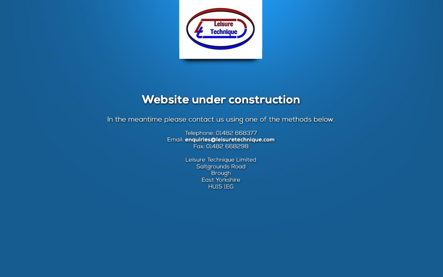 Leisure Technique Limited Website