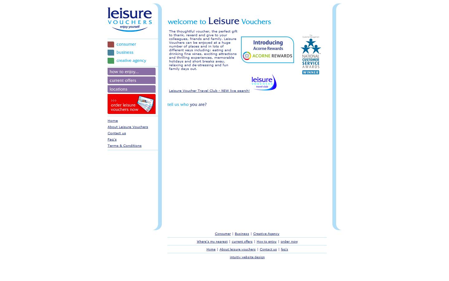 Leisure Vouchers - High Wycombe Website