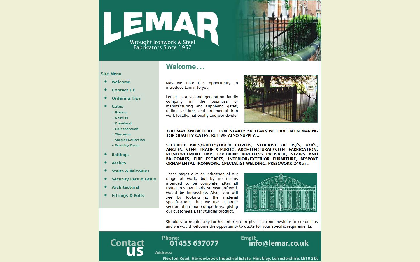 Lemar - Hinckley Website