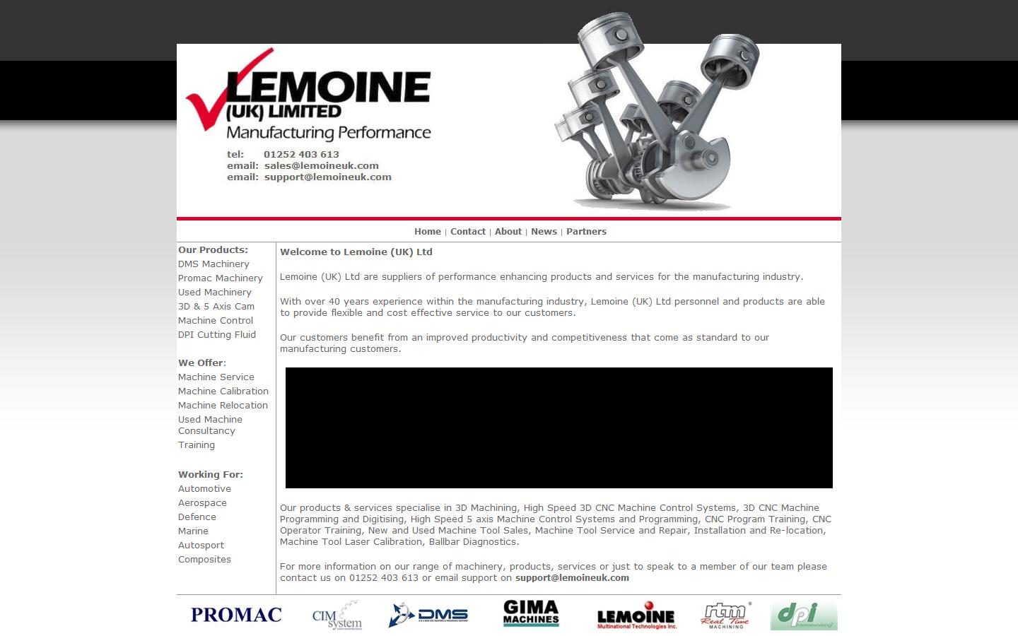 Lemoine (UK) Ltd  Website