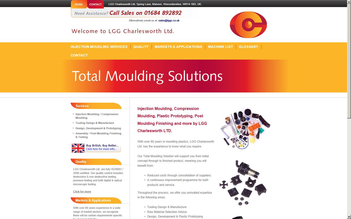 LGG Charlesworth Ltd Website