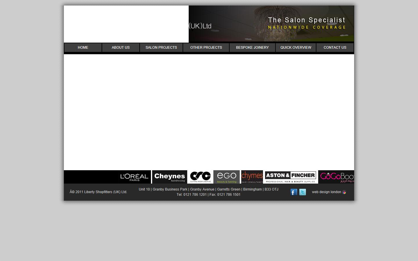 Liberty Shopfitters (UK) Ltd Website