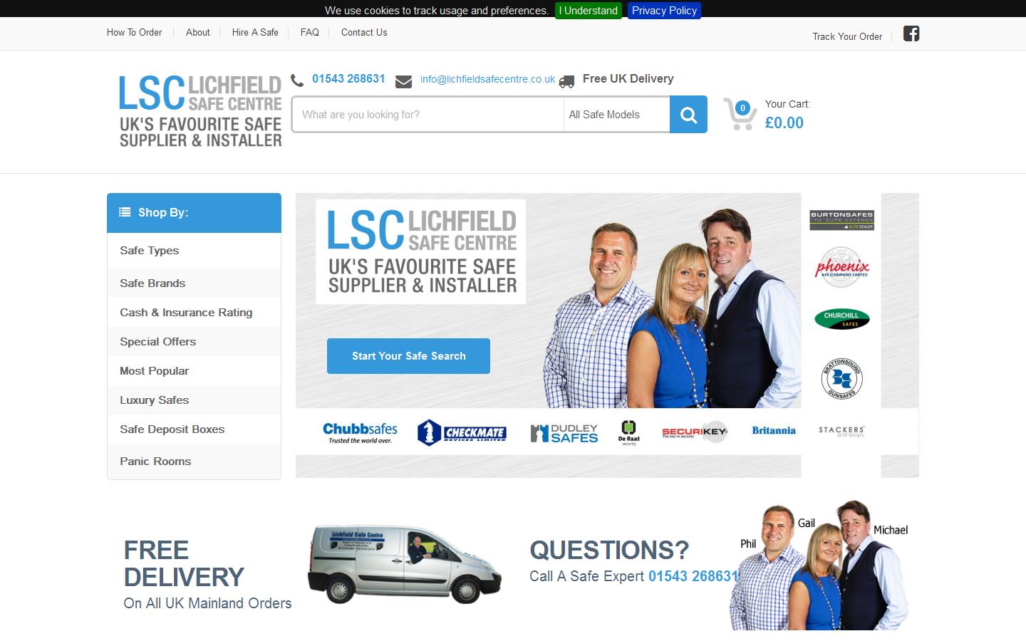 Lichfield Safe Centre Website