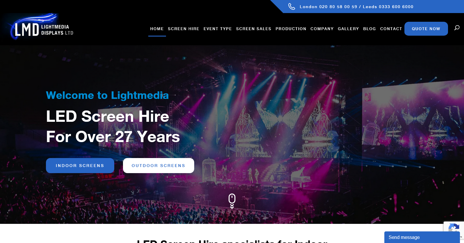 Lightmedia Displays Ltd Website