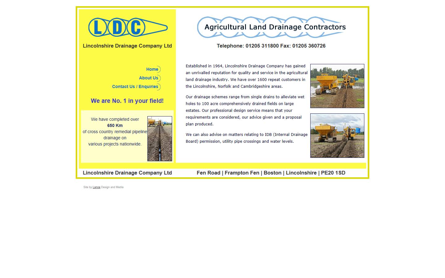 Lincolnshire Drainage Company Ltd 	 Website