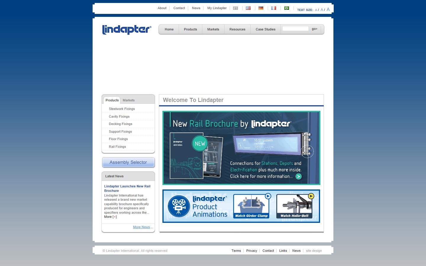 Lindapter International Website