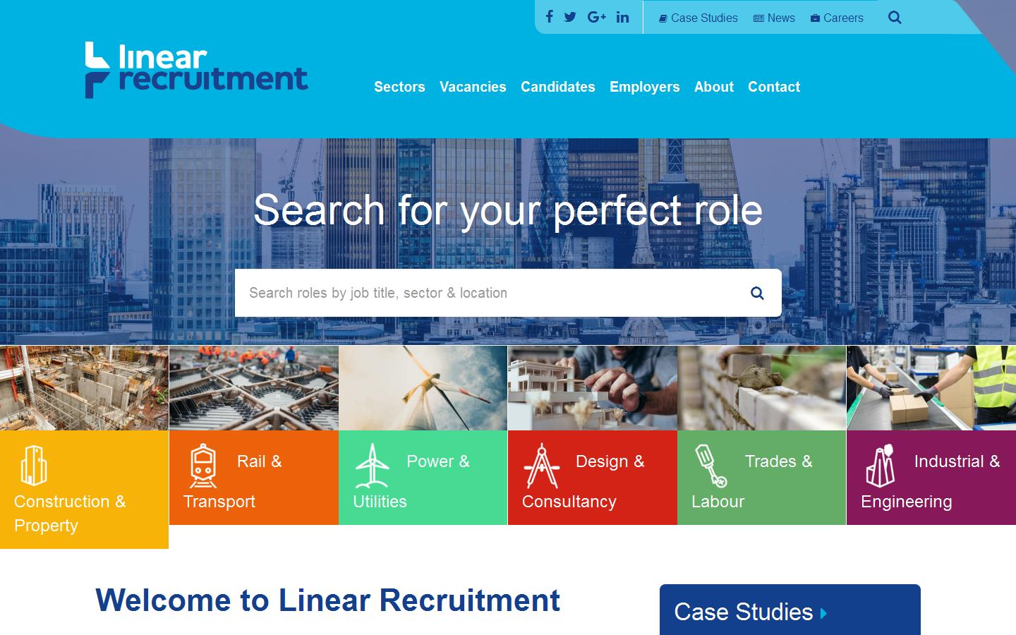 Linear Recruitment Ltd Website