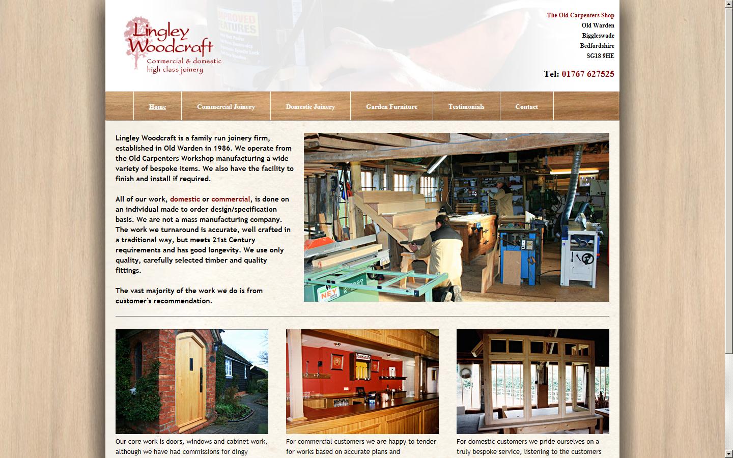 Lingley Woodcraft Website