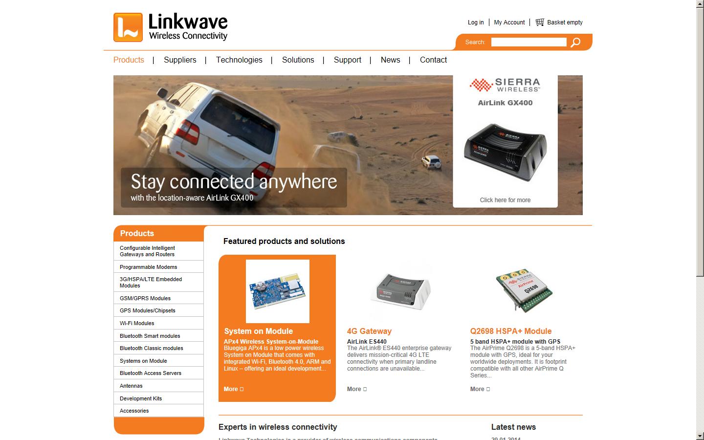 Linkwave Technologies Ltd Website