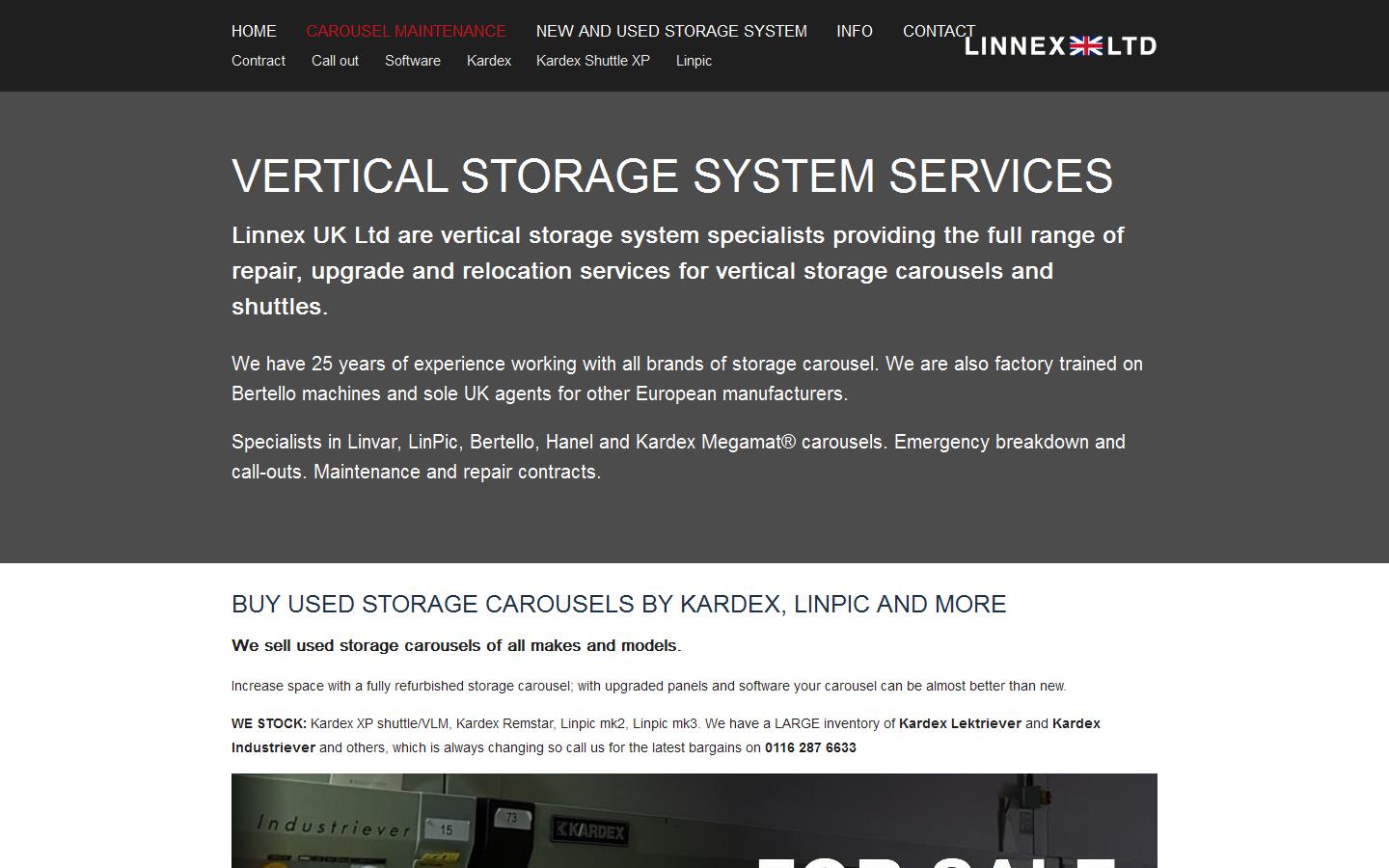 Linnex UK Ltd Website