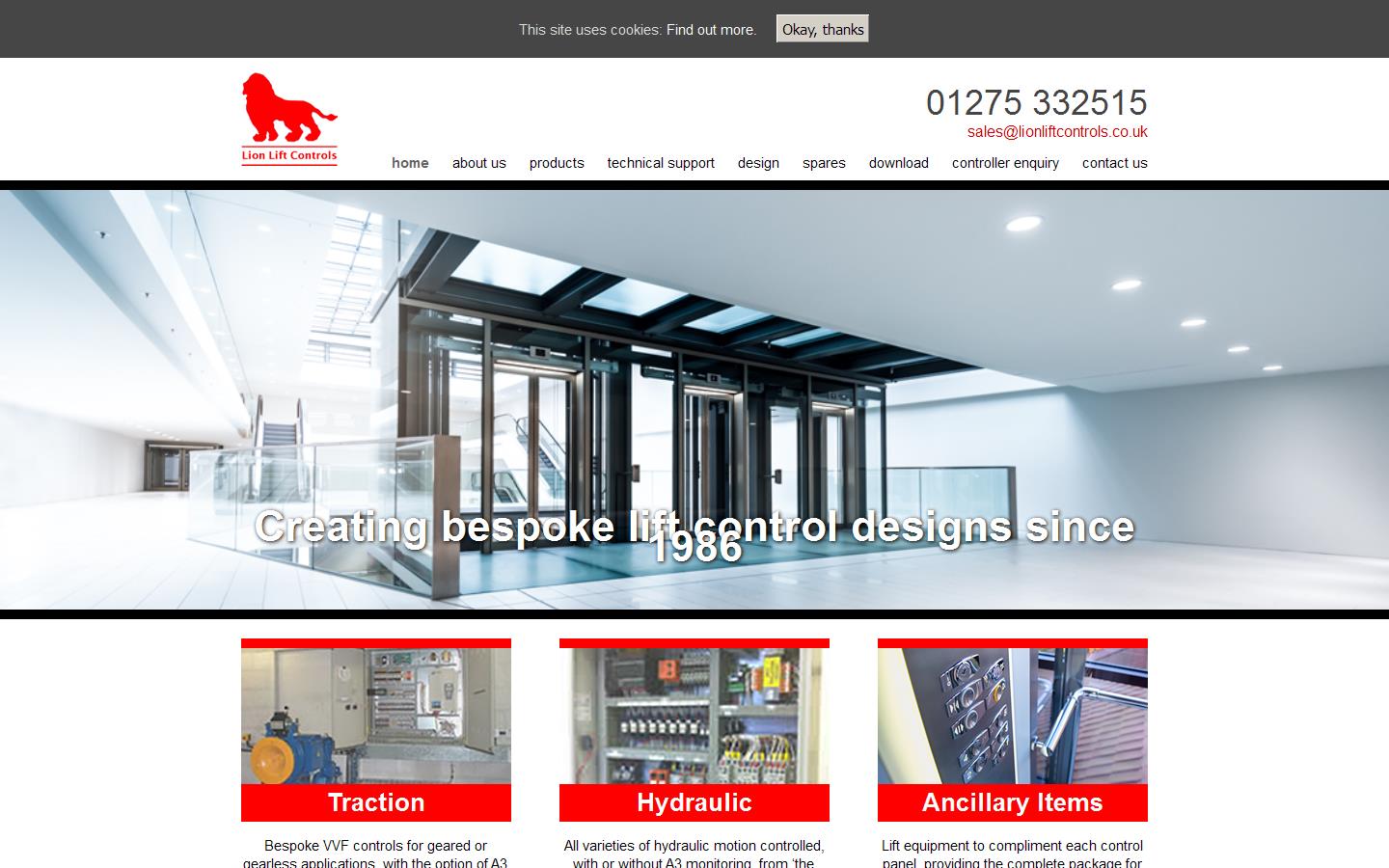 Lion Lift Controls Ltd Website