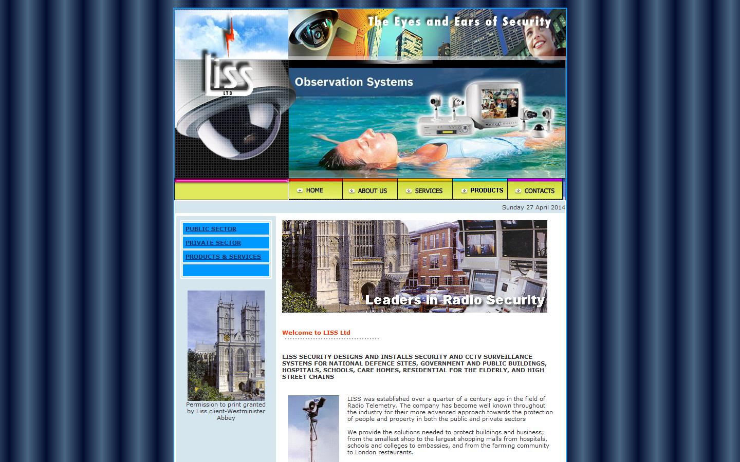 LISS Security Ltd Website