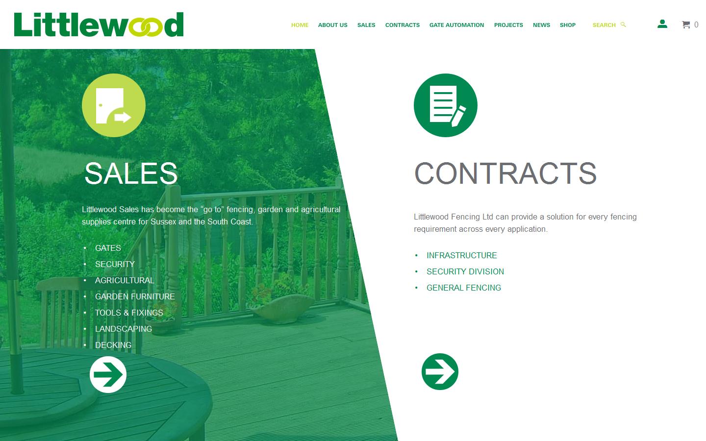 Littlewood Fencing Ltd Website