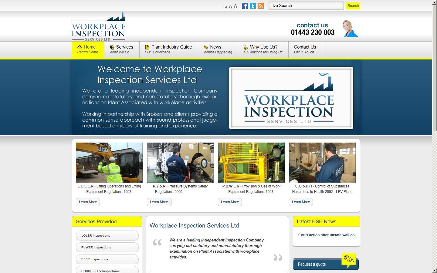 workplaceinspections Website