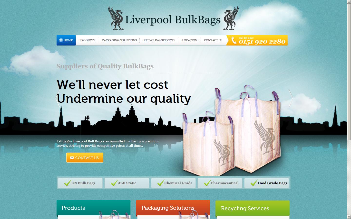 Liverpool BulkBags LTD Website