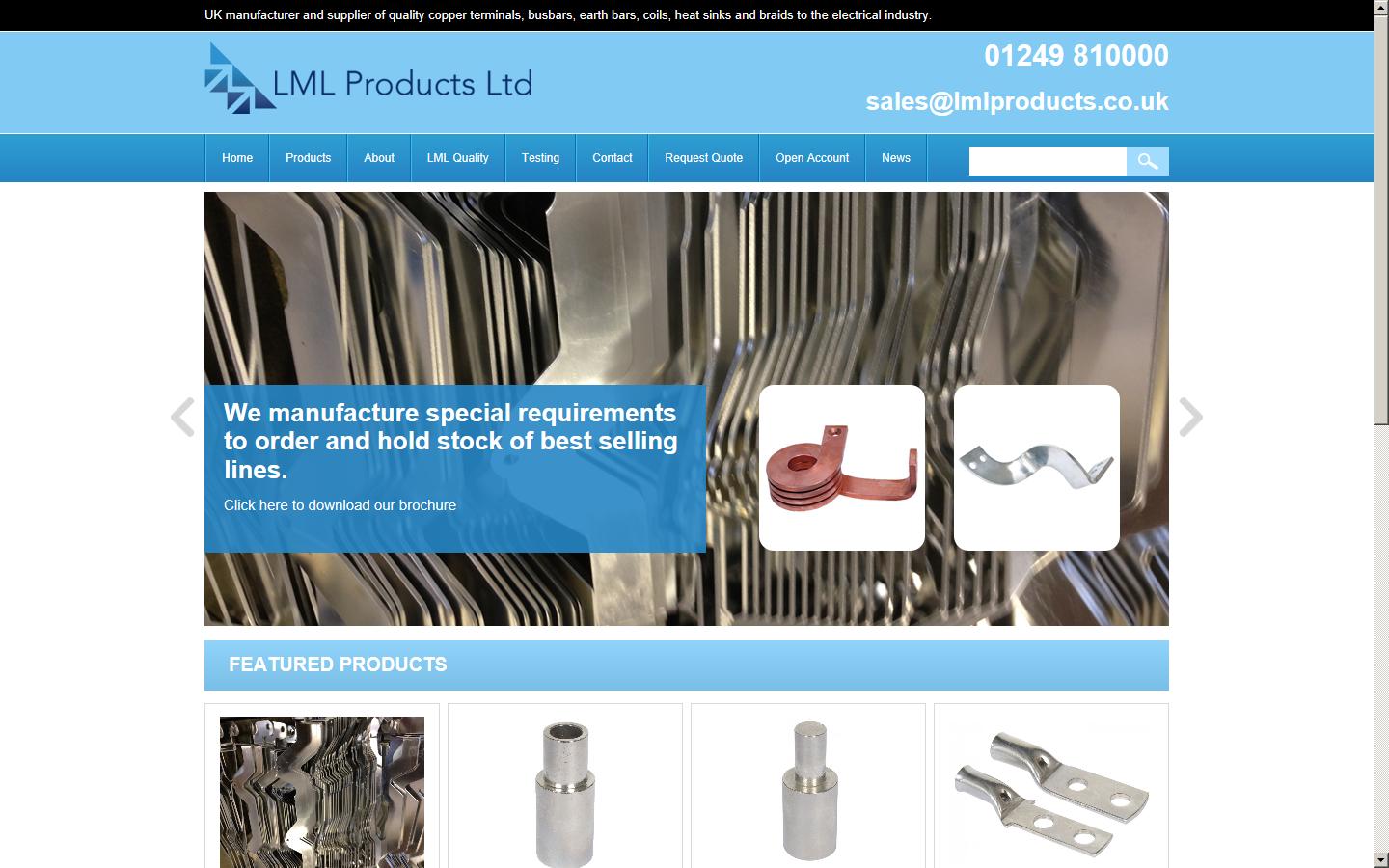 LML Products Limited Website