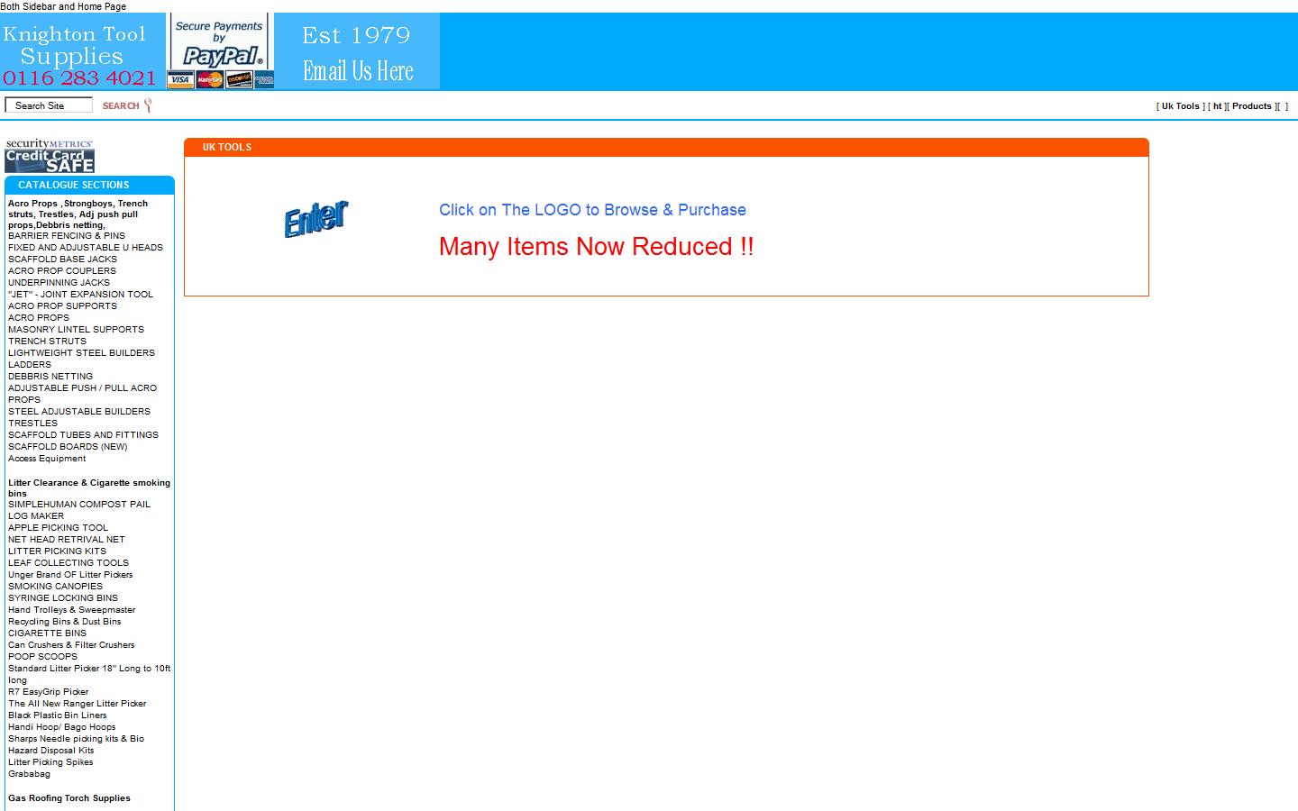 Knighton Tool Supplies  Website