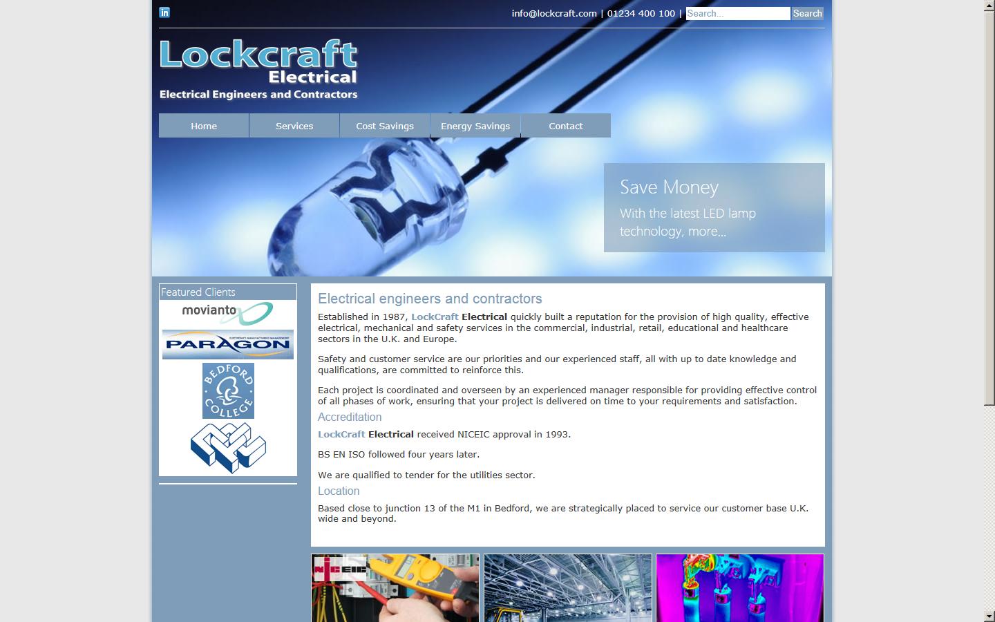 LockCraft Electrical Website