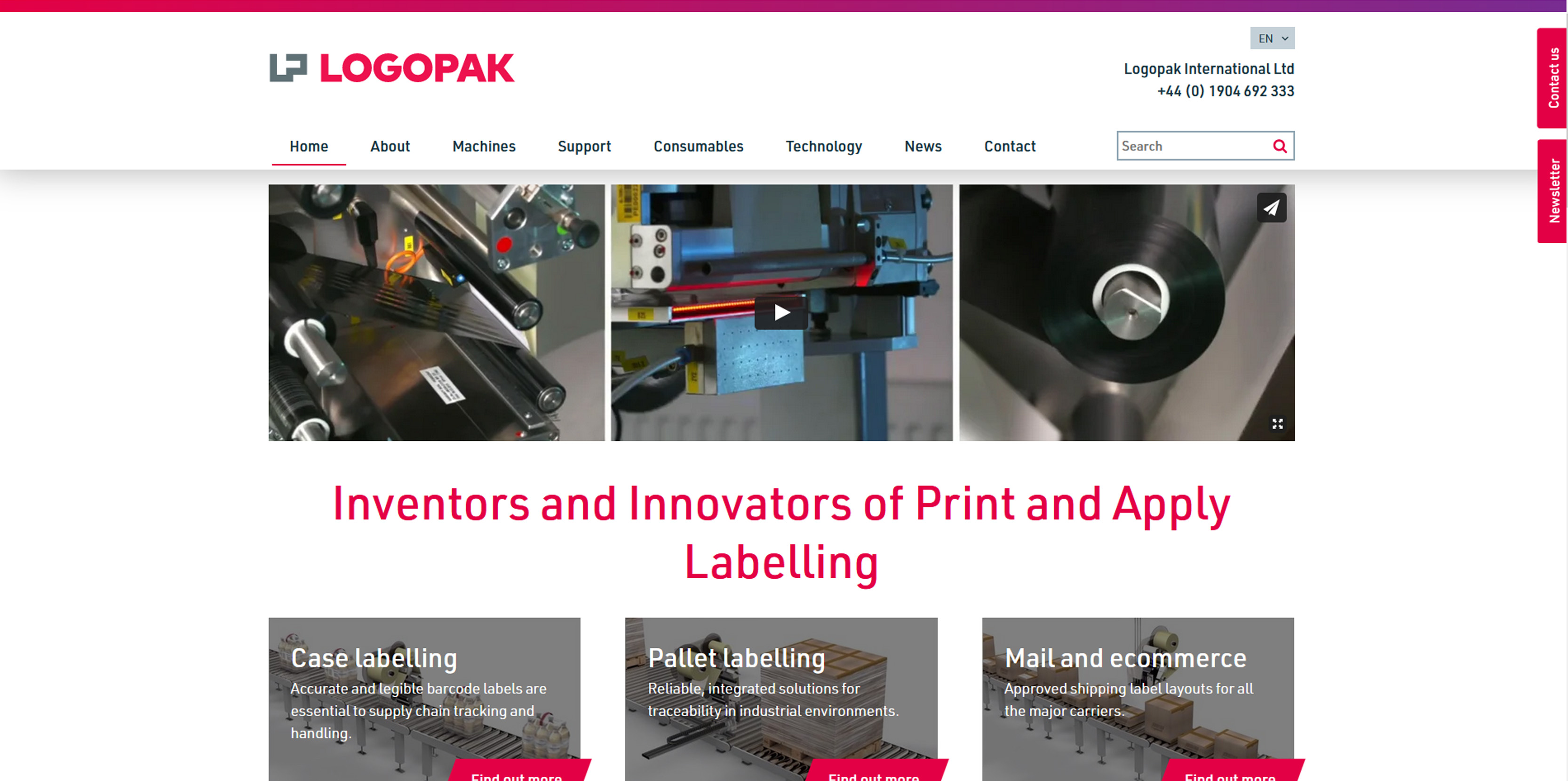 Logopak International Ltd Website