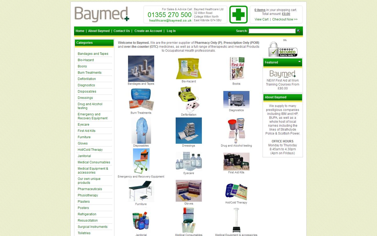 Baymed Healthcare Website