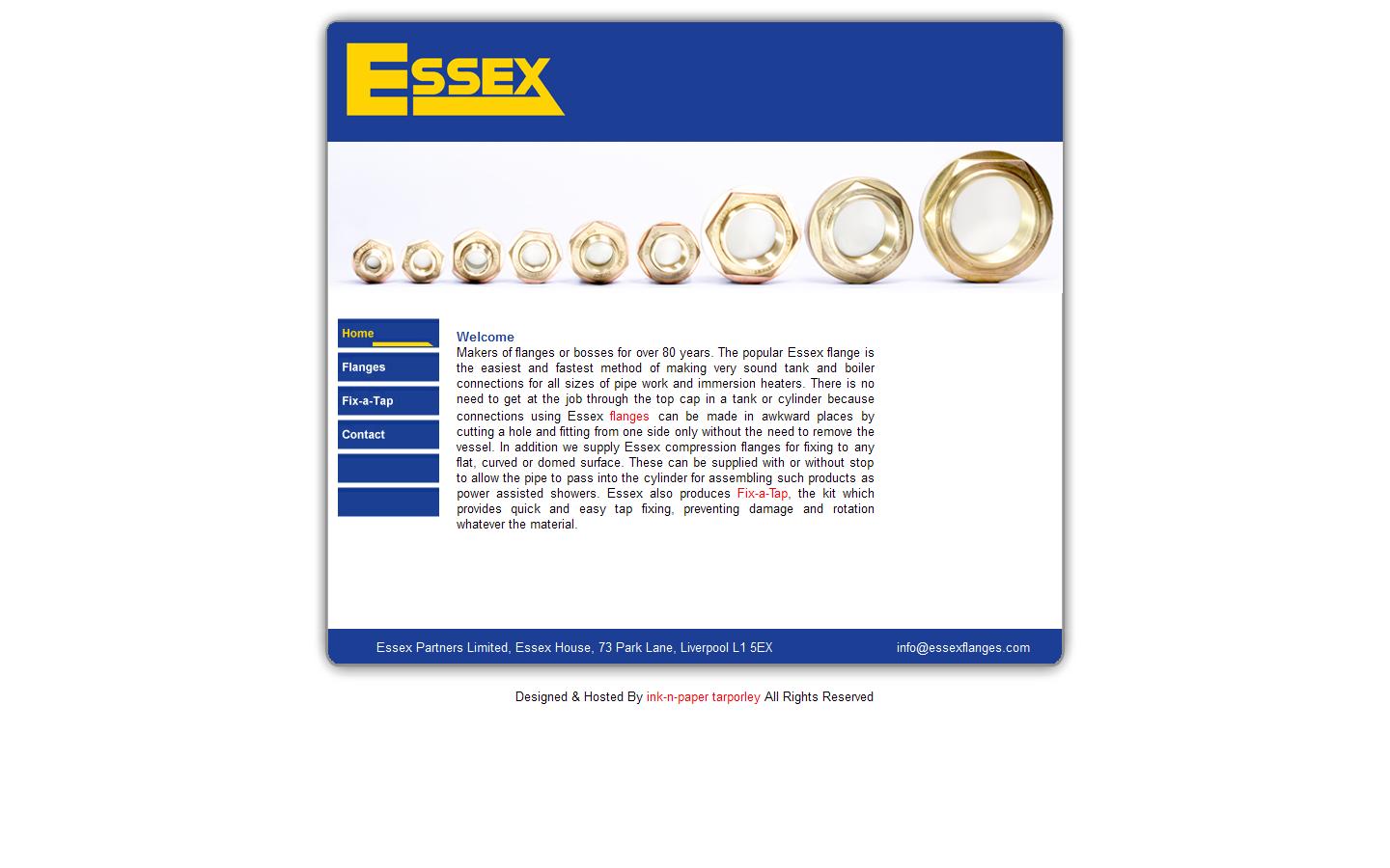Essex Flanges Ltd Website