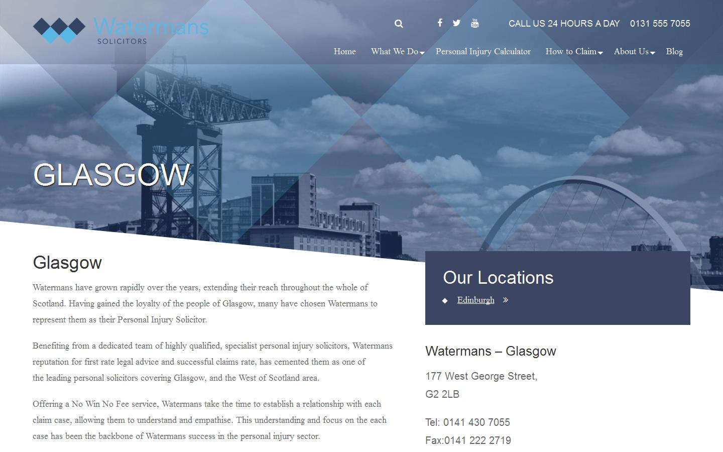 Watermans Solicitors Website