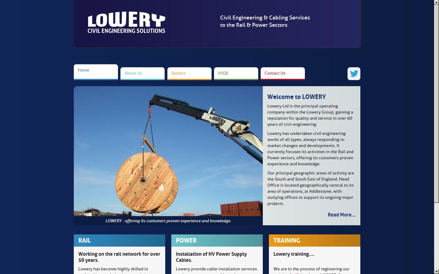 Lowery Ltd Website