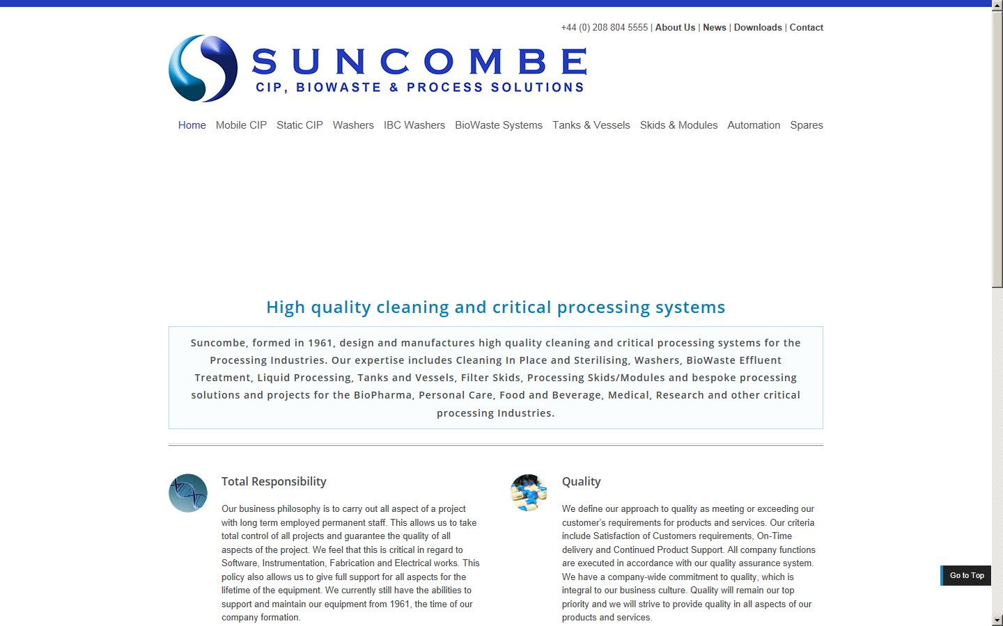 Suncombe Ltd Website