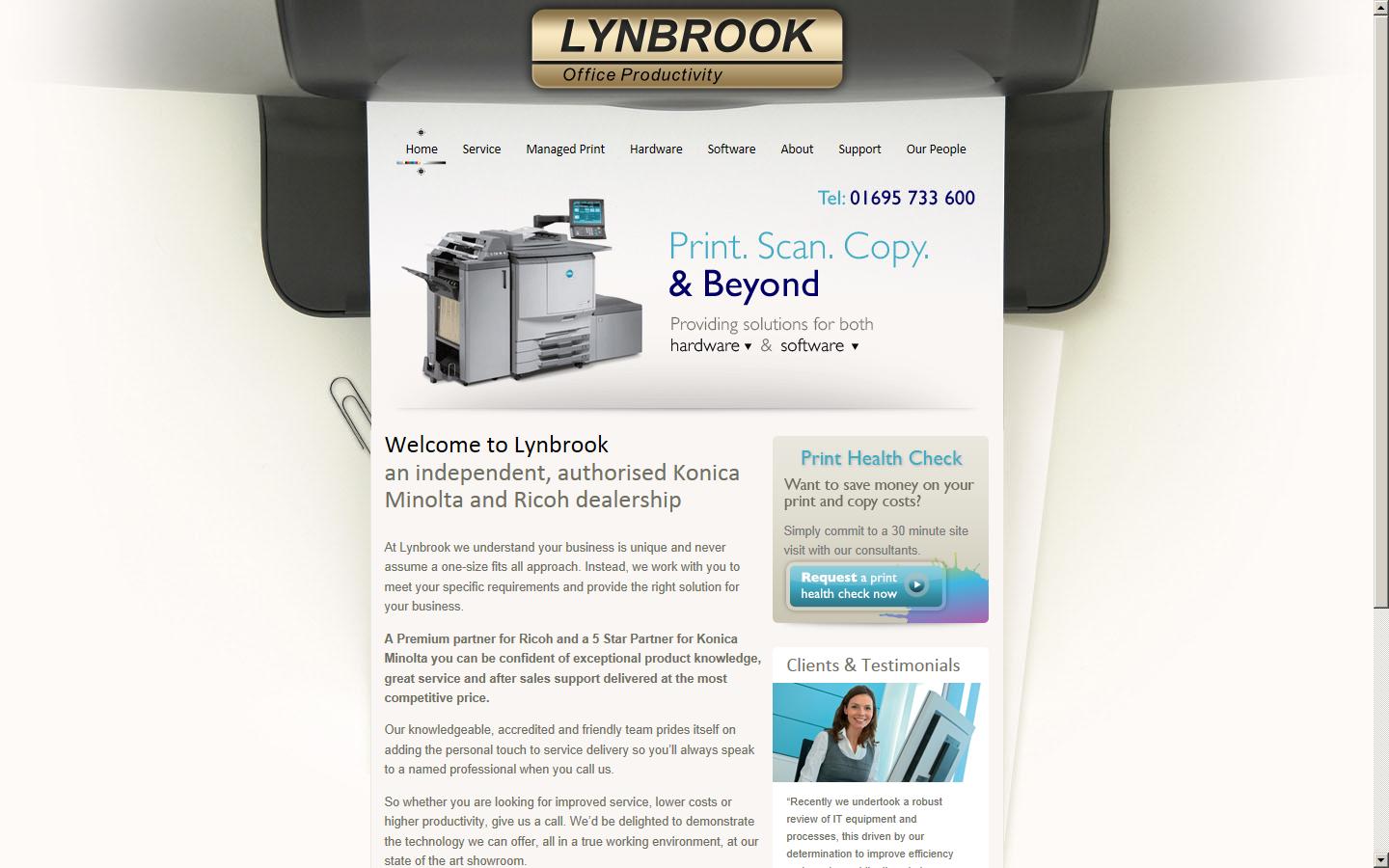 Lynbrook Reprographics Ltd Website