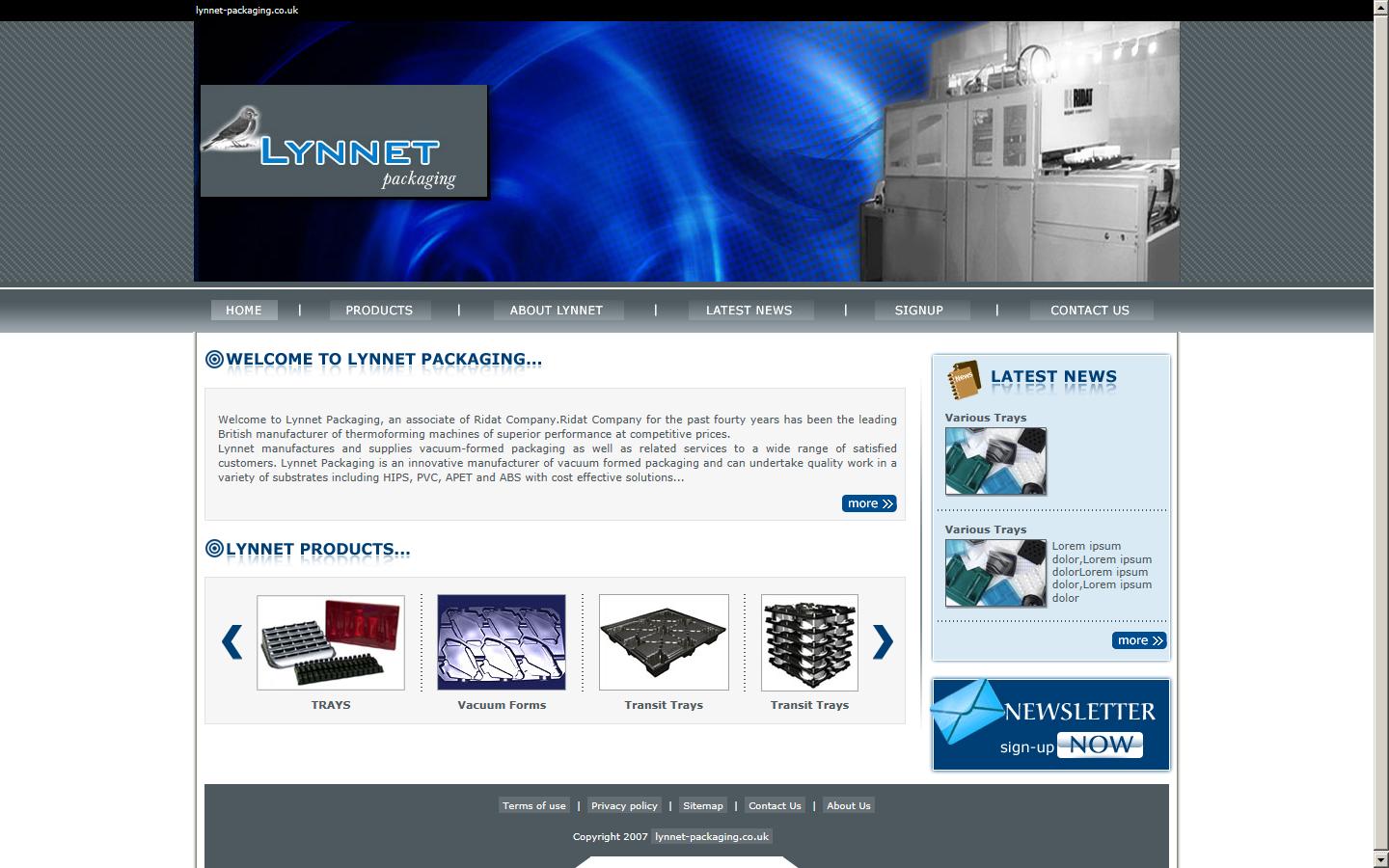 Lynnet Packaging - Hayes Website