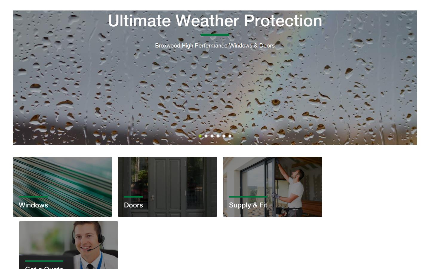 Broxwood Windows & Doors Ltd Website