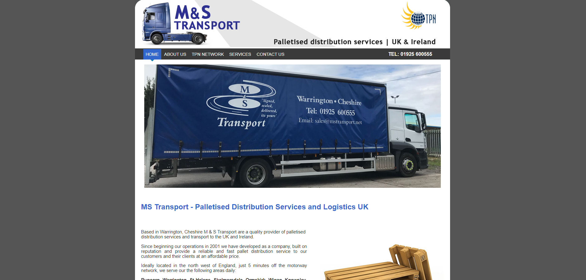 M & S Transport Website