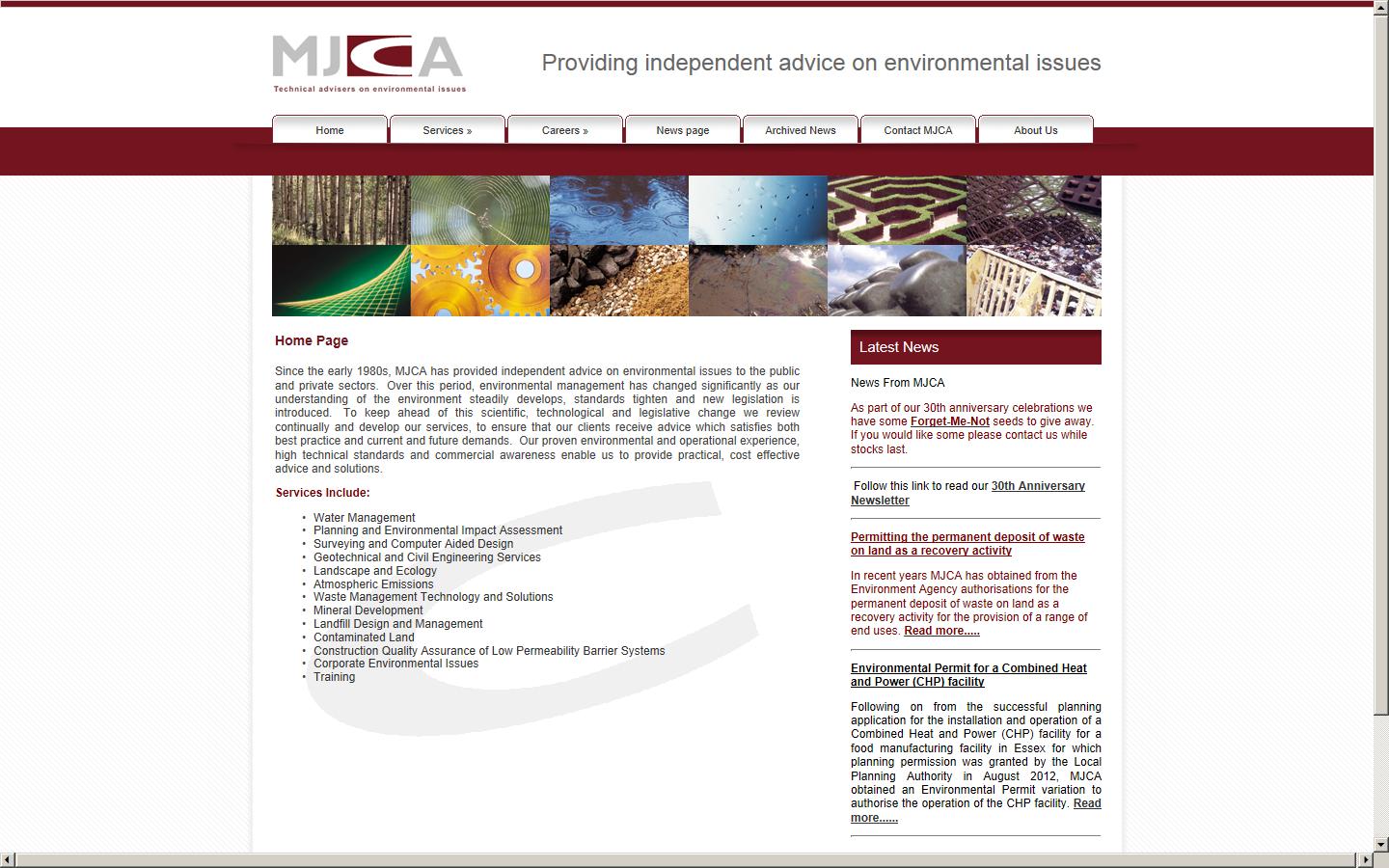 M J Carter Associates Ltd Website