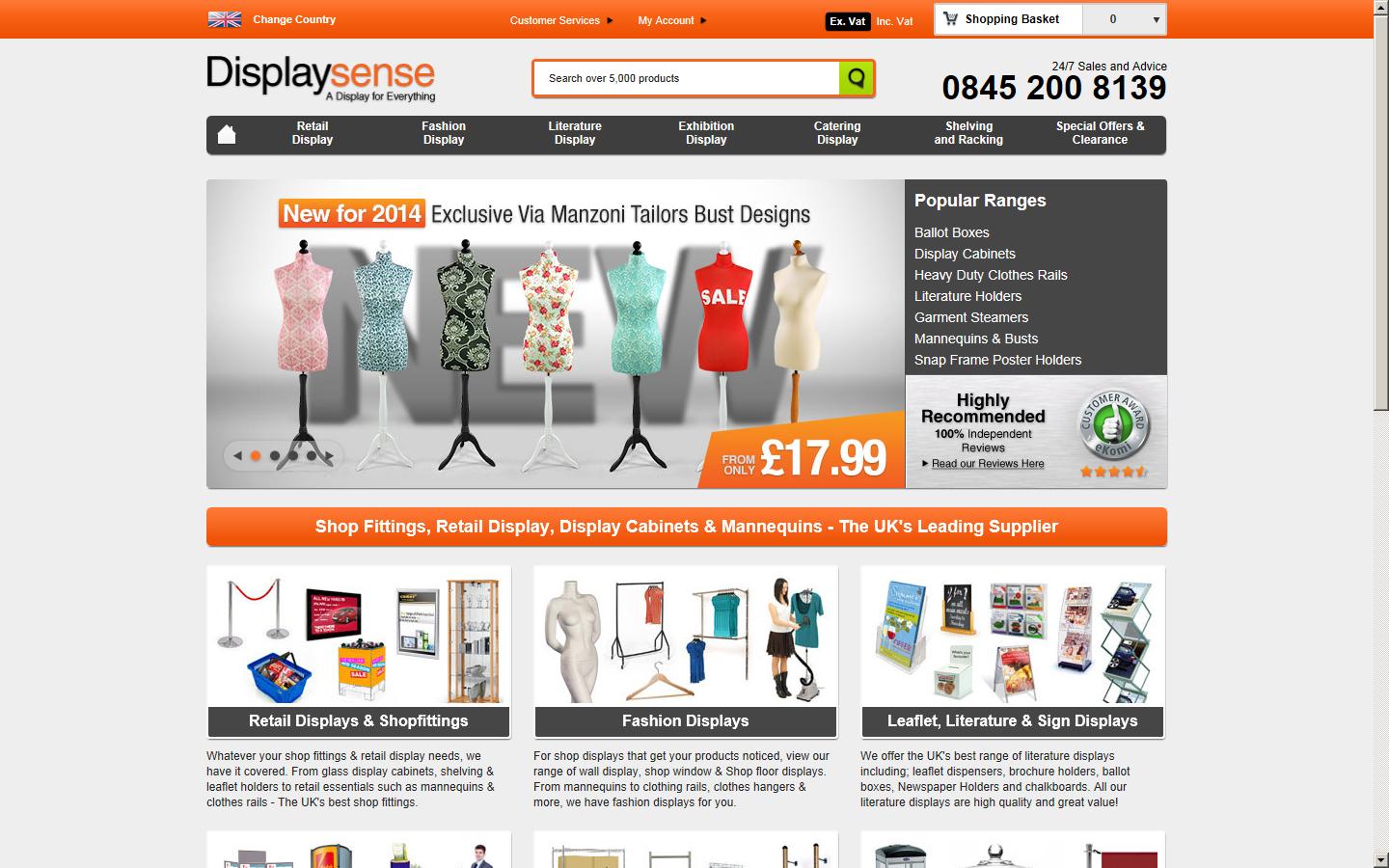 Displaysense Ltd Website