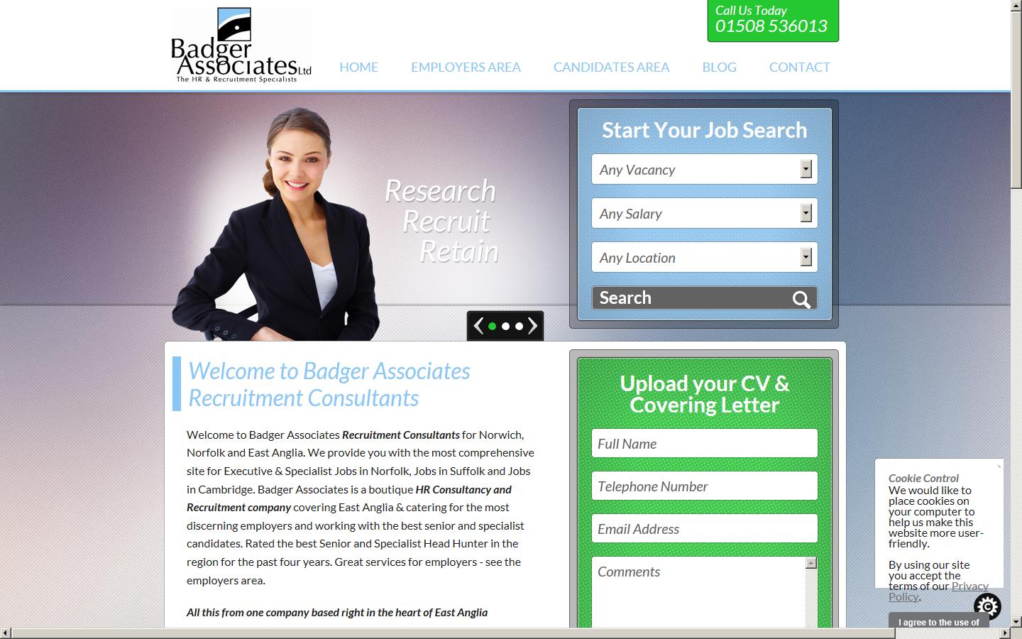 Badger Associates Ltd Website
